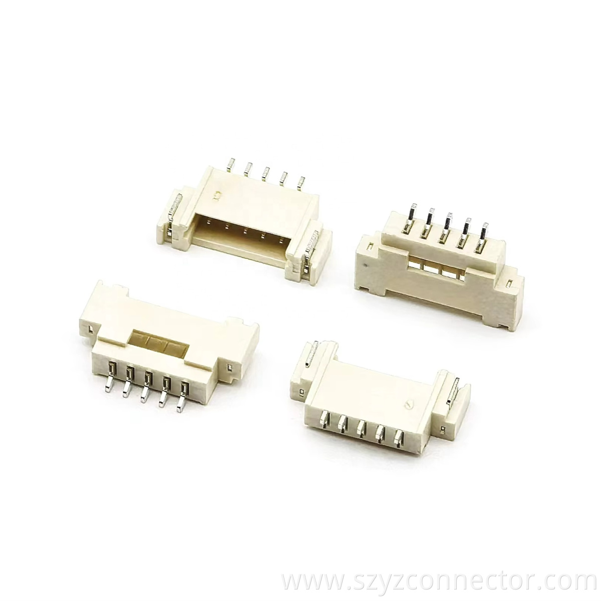 1.25mm Pitch Wafer Right Angle SMT Pin header Connector 5P